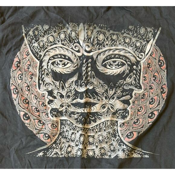 Tool T-Shirt Black 10,00 Days Tour Los Angeles California Triple Face Women L - Picture 3 of 7